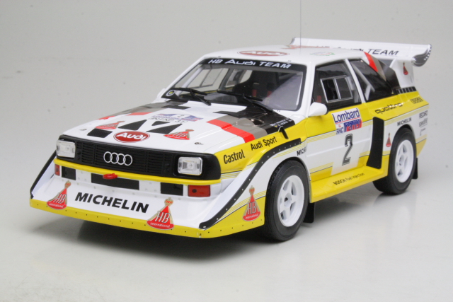 Audi Sport Quattro S1, RAC 1985, H.Mikkola, no.2 - Sulje napsauttamalla kuva