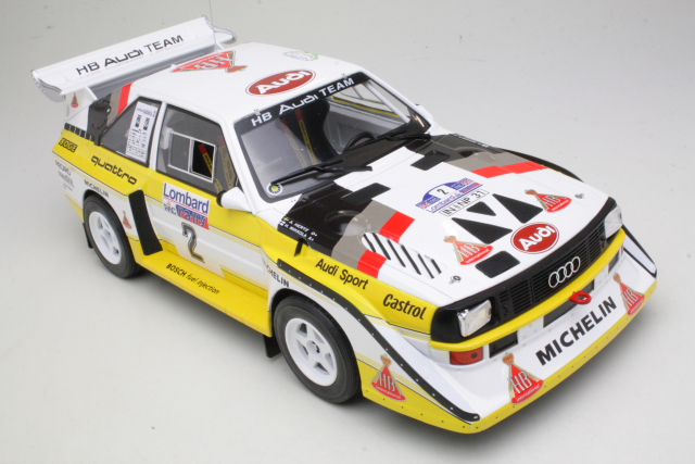 Audi Sport Quattro S1, RAC 1985, H.Mikkola, no.2 - Sulje napsauttamalla kuva