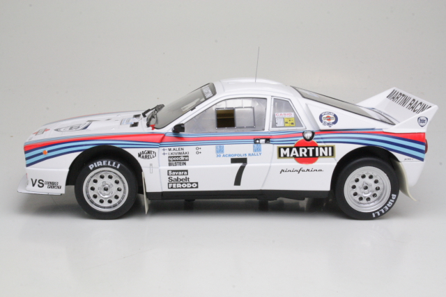 Lancia Rally 037, Acropolis 1983, M.Alen, no.7 - Sulje napsauttamalla kuva