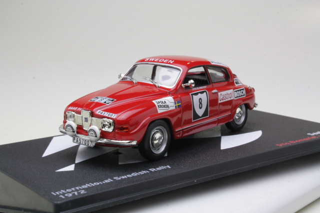 Saab 96 V4, 1st. Sweden 1972, S.Blomqvist, no.8 - Sulje napsauttamalla kuva