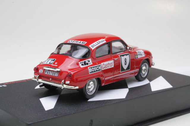 Saab 96 V4, 1st. Sweden 1972, S.Blomqvist, no.8 - Sulje napsauttamalla kuva