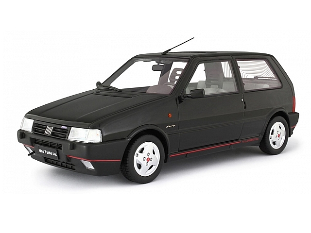 Fiat Uno Turbo Mk2 1992, musta - Sulje napsauttamalla kuva