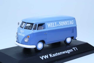 VW T1 Kastenwagen "Welt am Sonntag", sininen