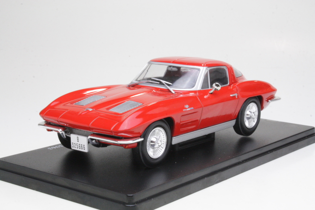 Chevrolet Corvette Stingray 1963, punainen - Sulje napsauttamalla kuva