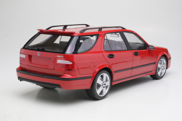 Saab 9-5 Sport Combi Aero 2005, punainen
