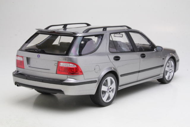 Saab 9-5 Sport Combi 2005, silver - Click Image to Close