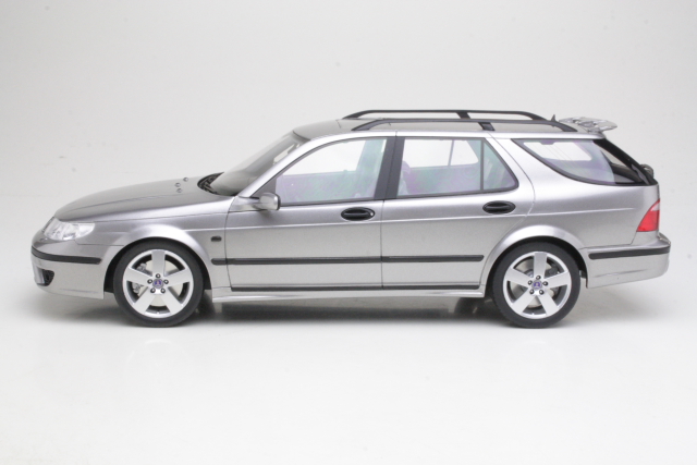 Saab 9-5 Sport Combi 2005, silver - Click Image to Close