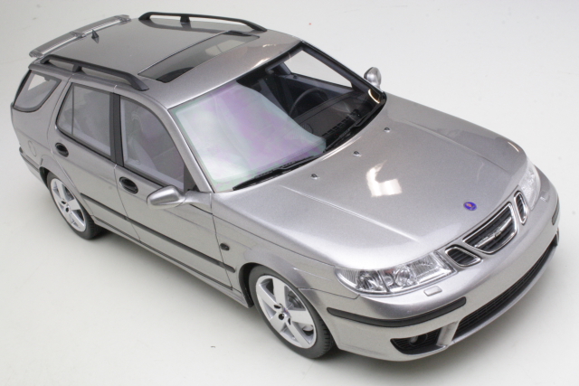 Saab 9-5 Sport Combi 2005, silver - Click Image to Close