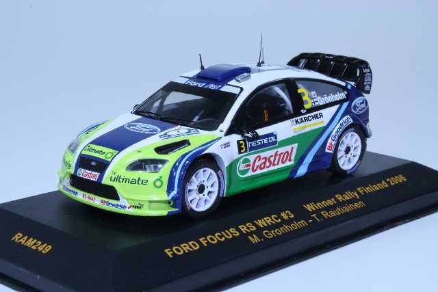 Ford Focus RS WRC, 1st. Finland 2006, M.Grönholm, no.3 - Sulje napsauttamalla kuva