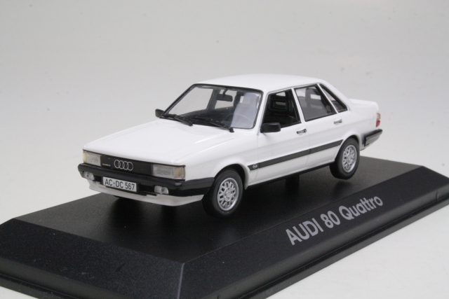 Audi 80 Quattro, valkoinen - Sulje napsauttamalla kuva