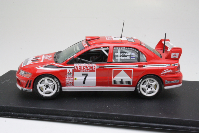 Mitsubishi Lancer WRC, San Remo 2001, T.Mäkinen, no.7 (B-LAATU) - Sulje napsauttamalla kuva