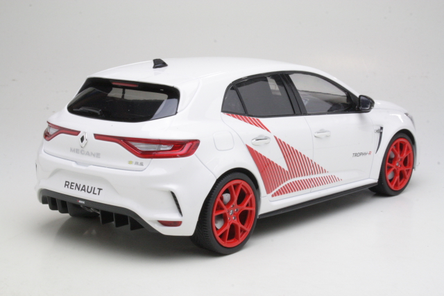 Renault Megane RS Trophy R 2019, valkoinen - Sulje napsauttamalla kuva