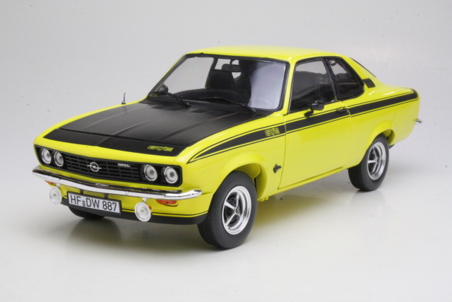 Opel Manta A GT/E 1975, keltainen/musta - Sulje napsauttamalla kuva