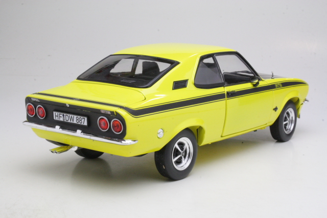 Opel Manta A GT/E 1975, keltainen/musta - Sulje napsauttamalla kuva