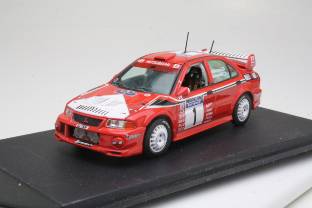 Mitsubishi Lancer Evo IV, Sweden 1999, T.Mäkinen, no.1 (B-LAATU) - Sulje napsauttamalla kuva