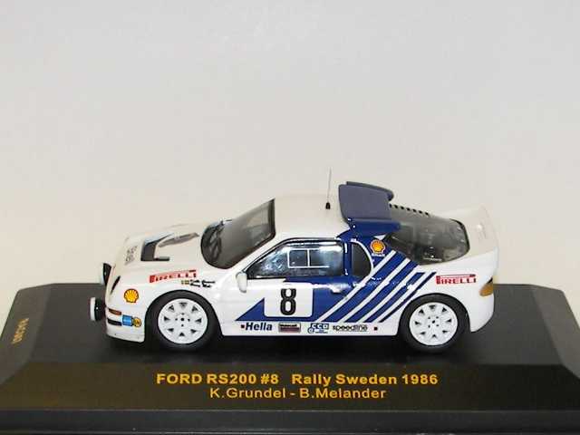 Ford RS200, Sweden 1986, K.Grundel, no.8