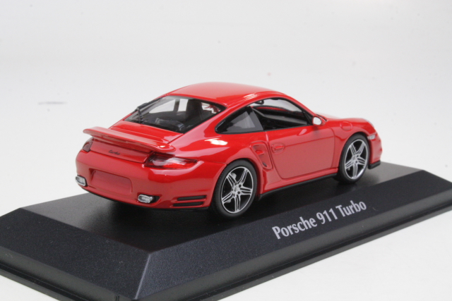 Porsche 911 (997) Turbo 2006, punainen - Sulje napsauttamalla kuva