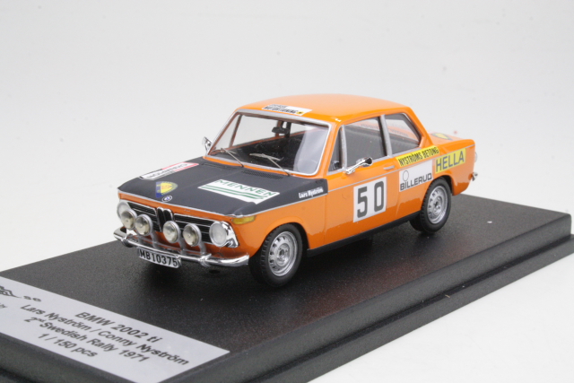 BMW 2002Ti, Sweden 1971, L.Nyström/E.Nystrom, no.50 - Sulje napsauttamalla kuva