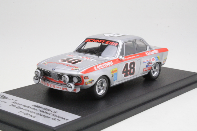 BMW 2800 CS, 24h Spa 1971, R.Aaltonen/H.Kelleners, no.48