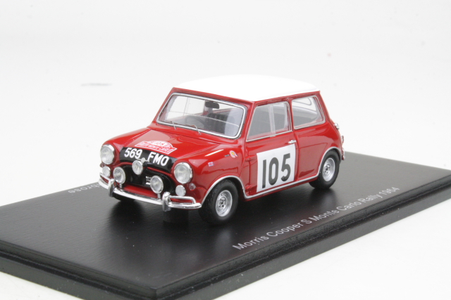 Mini Cooper S, Monte Carlo 1964, R.Aaltonen, no.105