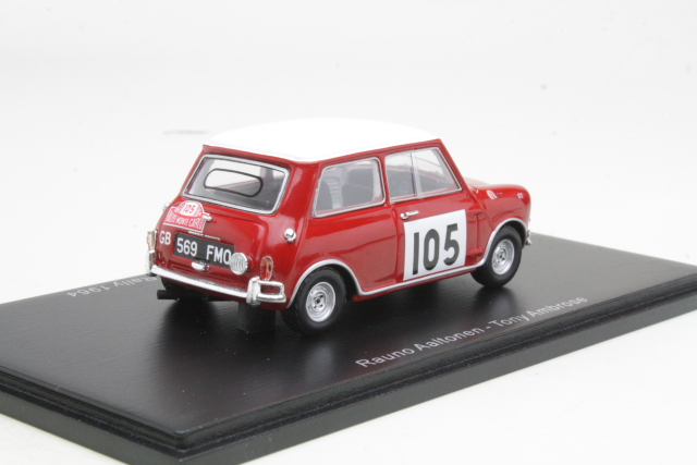 Mini Cooper S, Monte Carlo 1964, R.Aaltonen, no.105