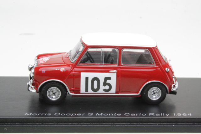 Mini Cooper S, Monte Carlo 1964, R.Aaltonen, no.105 - Sulje napsauttamalla kuva