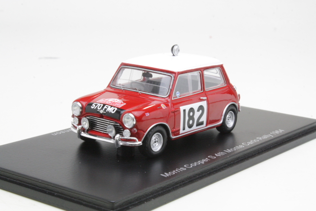 Mini Cooper S, 4th. Monte Carlo 1964, T.Mäkinen, no.182