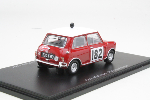 Mini Cooper S, 4th. Monte Carlo 1964, T.Mäkinen, no.182 - Sulje napsauttamalla kuva