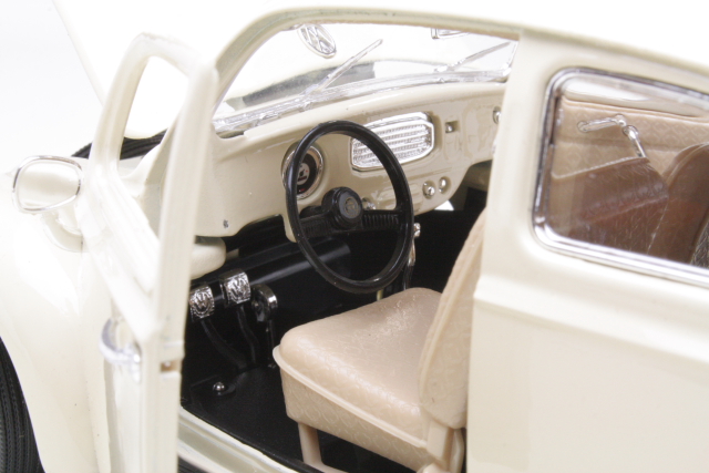 VW Kupla 1955, kermanvalkoinen - Sulje napsauttamalla kuva