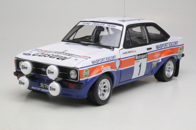 Ford Escort Mk2 RS1800, 1st. New Zealand 1979, H.Mikkola, no.1 - Sulje napsauttamalla kuva