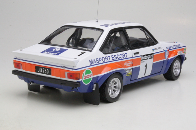 Ford Escort Mk2 RS1800, 1st. New Zealand 1979, H.Mikkola, no.1 - Sulje napsauttamalla kuva