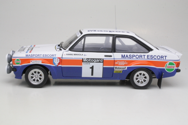 Ford Escort Mk2 RS1800, 1st. New Zealand 1979, H.Mikkola, no.1 - Sulje napsauttamalla kuva