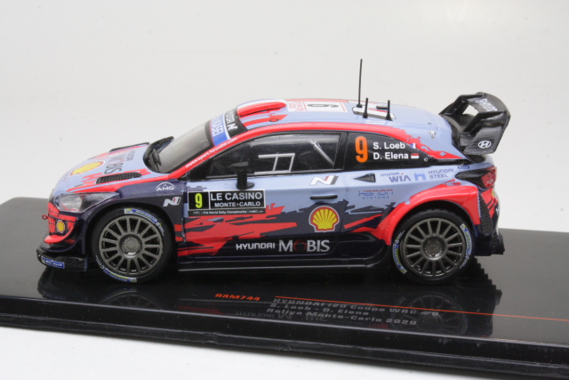 Hyundai i20 Coupe WRC, Monte Carlo 2020, S.Loeb, no.9