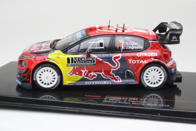 Citroen C3 WRC, Monte Carlo 2019, S.Ogier, no.1