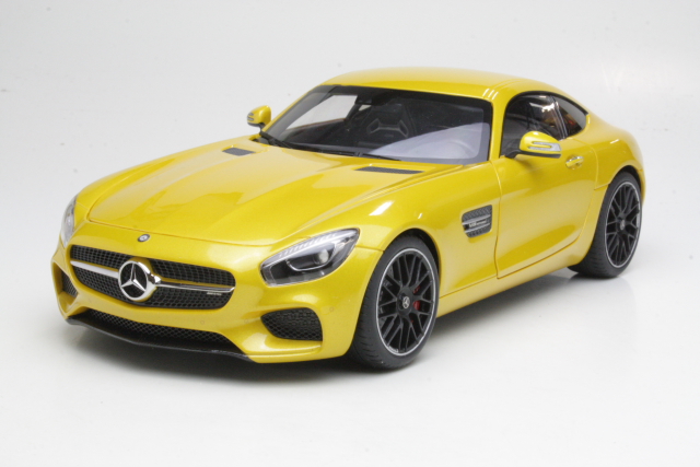 Mercedes GT-S AMG (C190) 2016, keltainen - Sulje napsauttamalla kuva