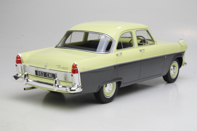 Ford Zodiac 206E 1957, keltainen/ruskea