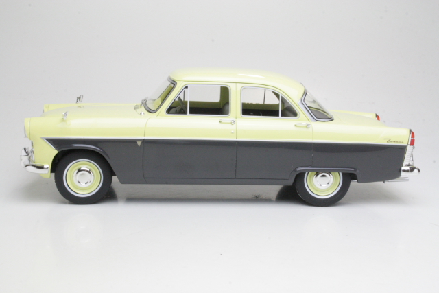 Ford Zodiac 206E 1957, keltainen/ruskea