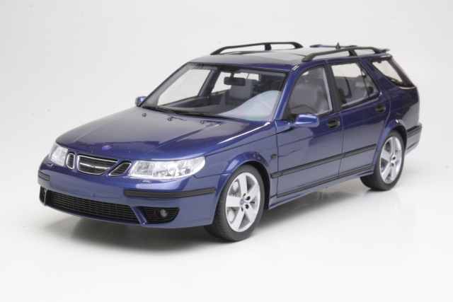 Saab 9-5 Sport Combi Aero 2005, blue - Click Image to Close