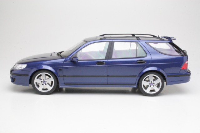 Saab 9-5 Sport Combi Aero 2005, blue - Click Image to Close