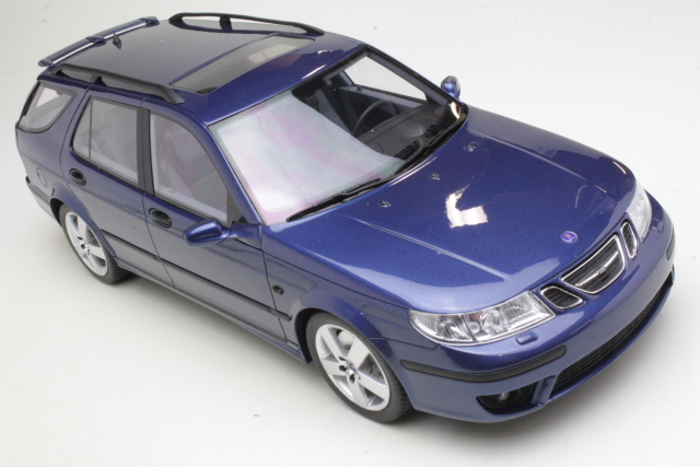 Saab 9-5 Sport Combi Aero 2005, sininen - Sulje napsauttamalla kuva