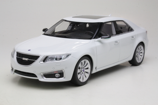 Saab 9-5 Sedan 2010, valkoinen - Sulje napsauttamalla kuva