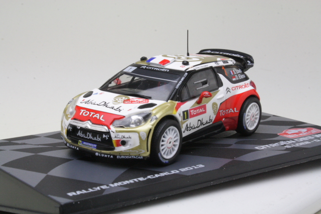 Citroen DS3 WRC, 1st. Monte Carlo 2013, S.Loeb, no.1 - Sulje napsauttamalla kuva