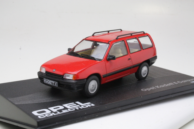 Opel Kadett E Caravan, punainen - Sulje napsauttamalla kuva