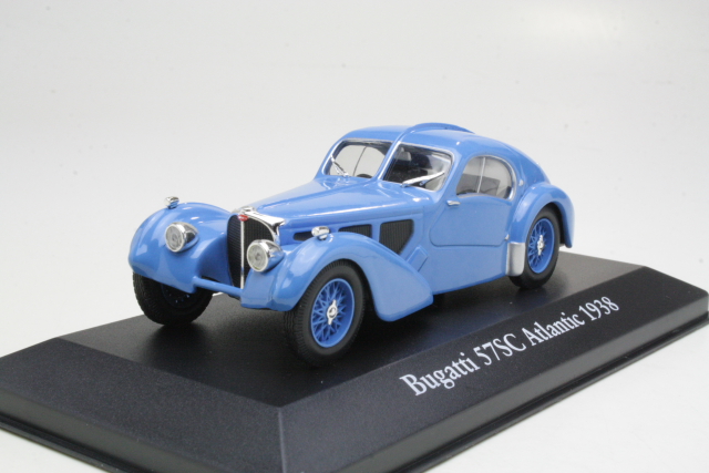 Bugatti 57SC Atlantic 1938, sininen - Sulje napsauttamalla kuva