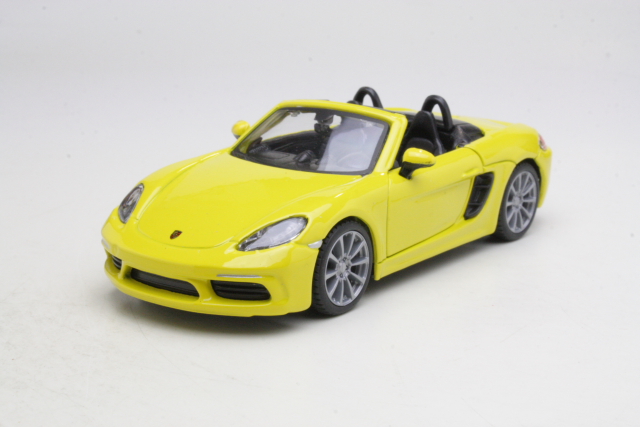 Porsche Boxster 718 (982) 2016, yellow