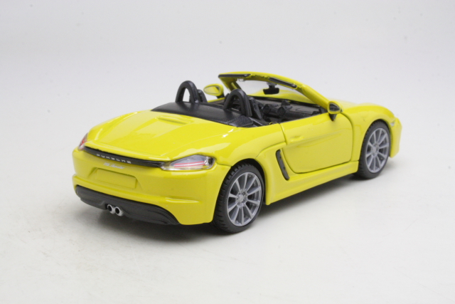 Porsche Boxster 718 (982) 2016, yellow