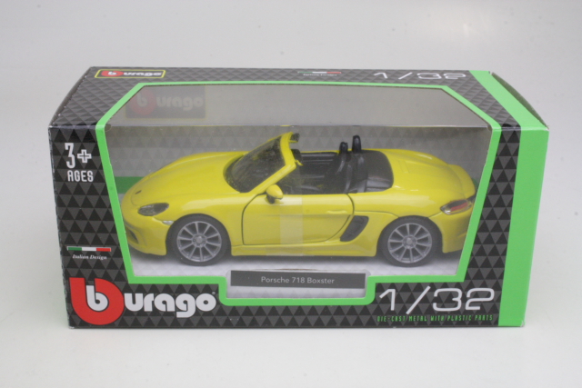 Porsche Boxster 718 (982) 2016, yellow