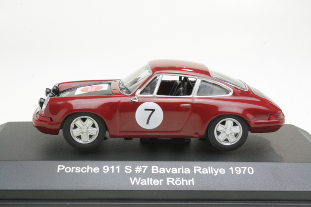 Porsche 911S, Bavaria 1970, W.Rohrl, no.7 - Sulje napsauttamalla kuva