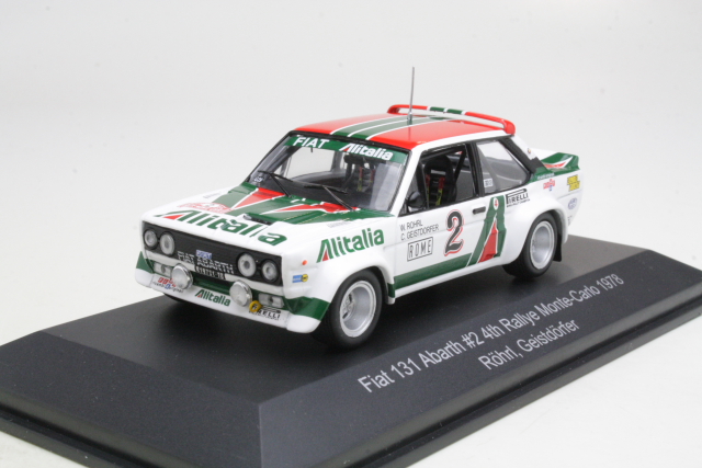 Fiat 131 Abarth, 4th. Monte Carlo 1978, W.Rohrl, no.2