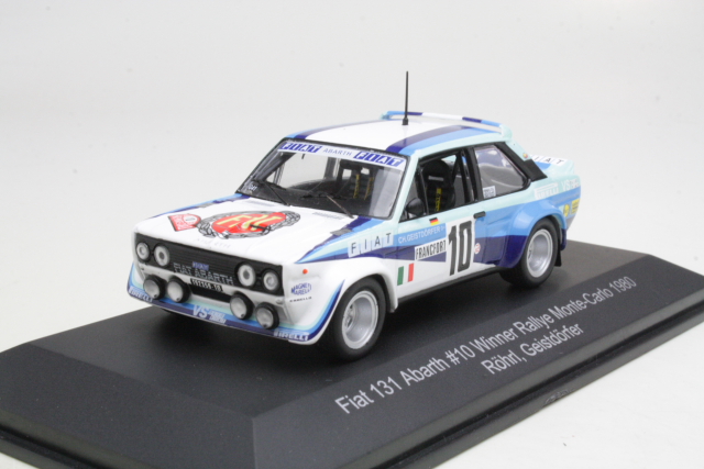 Fiat 131 Abarth, 1st. Monte Carlo 1980, W.Rohrl, no.10 - Sulje napsauttamalla kuva